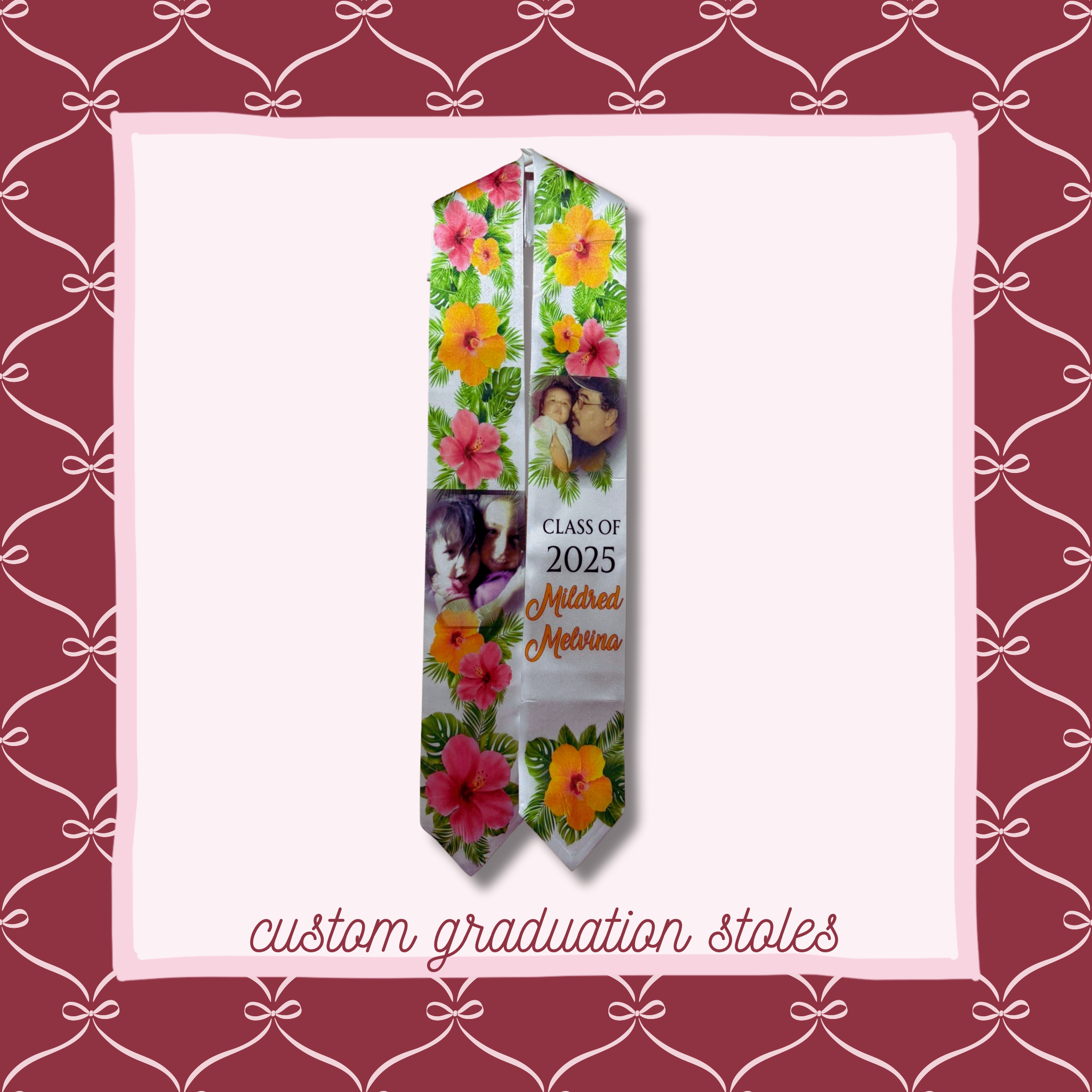 Custom Graduation Stole