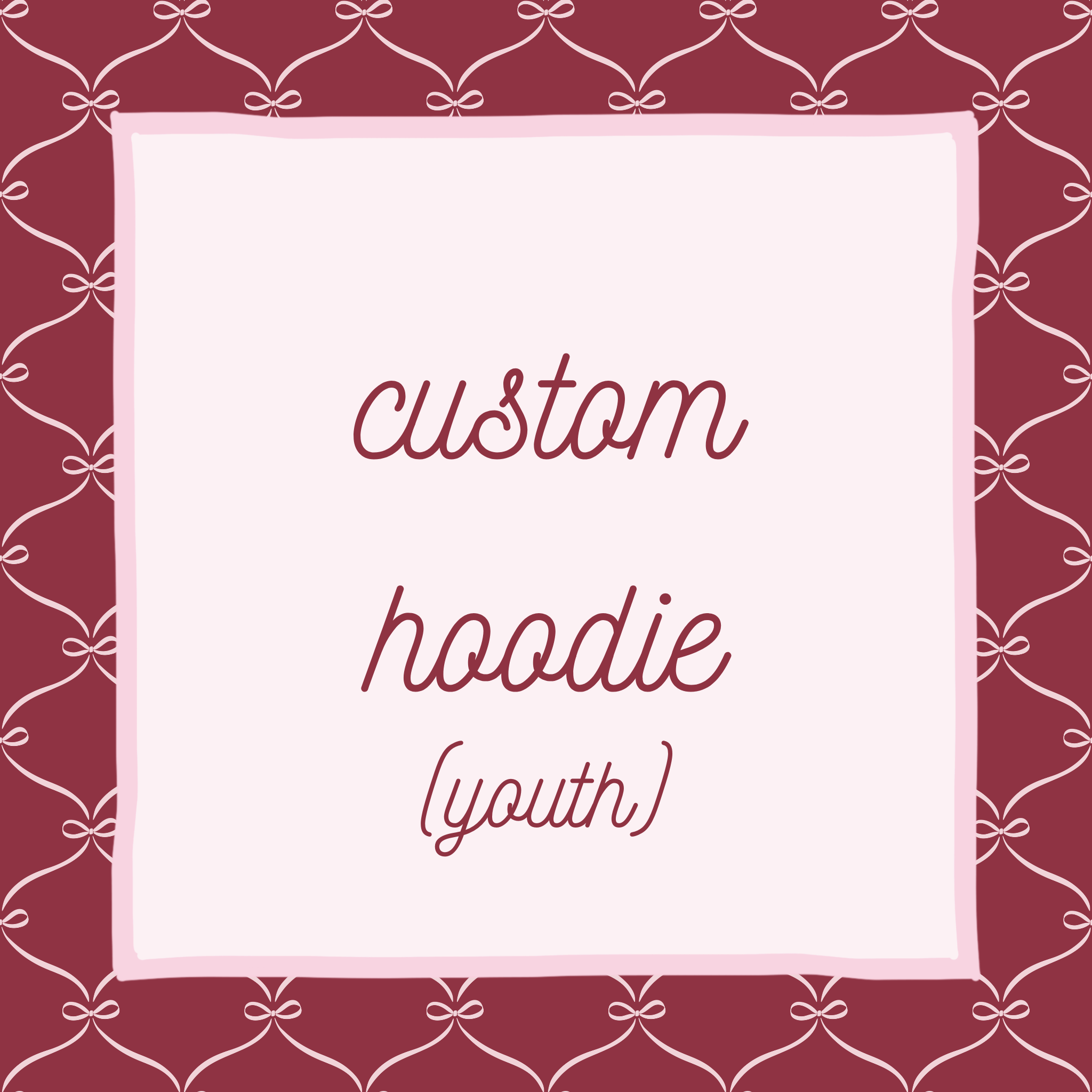 Custom Youth Hoodie